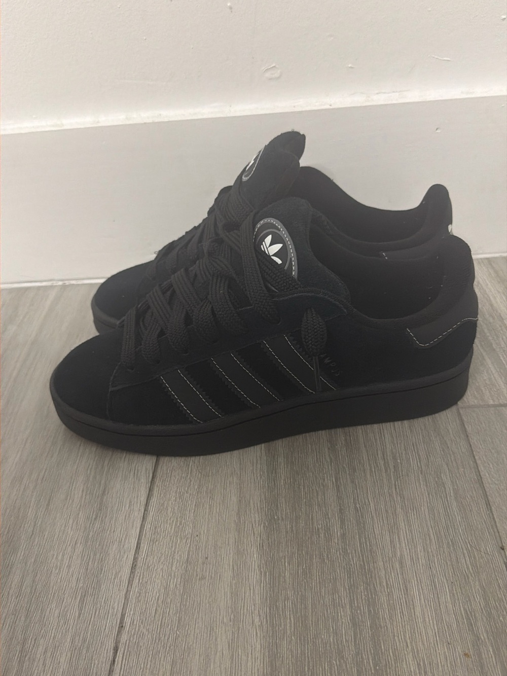 adidas Men’s Black Low-Top Suede Sneaker